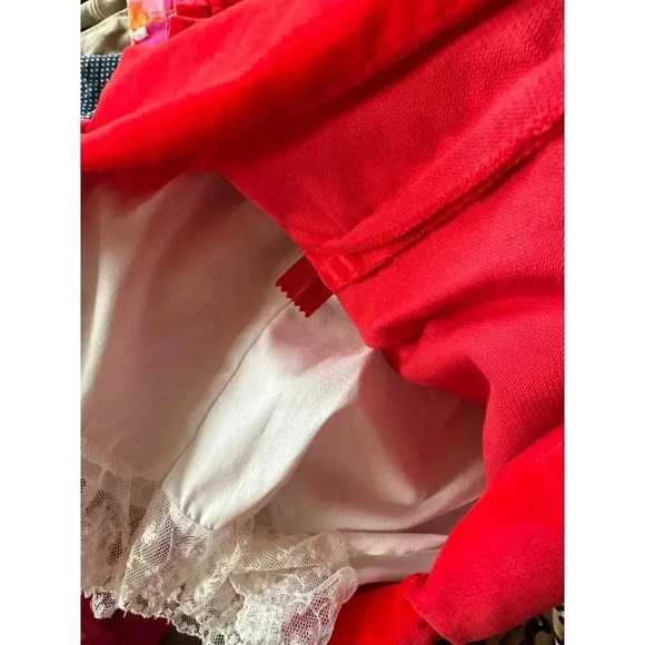 Coming Things Kid's Girl Red Short Sleeve Crew Neck Pullover Dress Size 12 - Picture 8 of 9